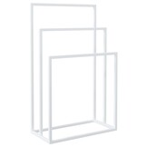 Wit Vrijstaand Handdoekenrek van IJzer - 48x24x79 cm