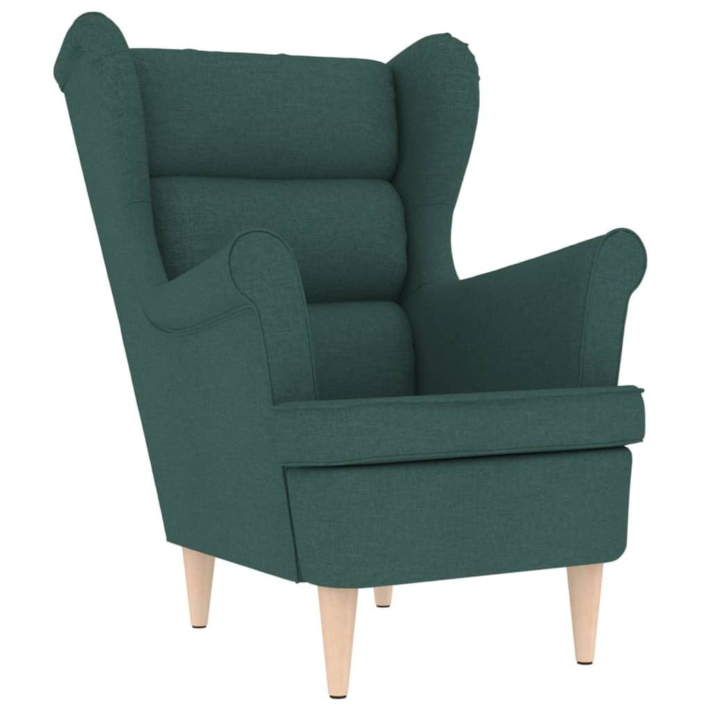 Donkergroene Fauteuil van Stof (74x84x100 cm) met 35% Korting