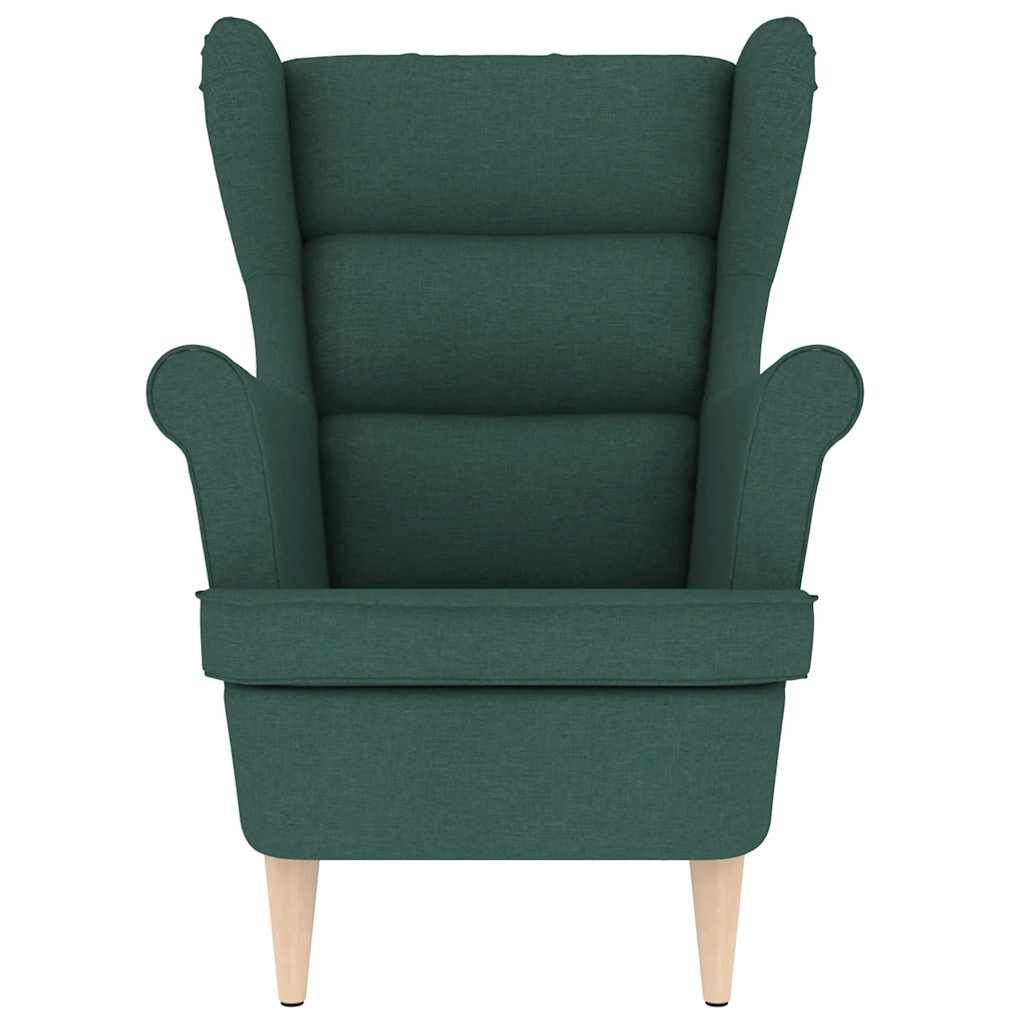 Donkergroene Fauteuil van Stof (74x84x100 cm) met 35% Korting