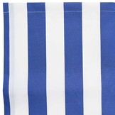 vidaXL Vervangend zonneschermdoek voor 3,5x2 m Blauw & wit gestreept
