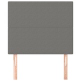 vidaXL Hoofdborden 2 stuks 90x5x78/88 cm Stof Donkergrijs met 58% Korting
