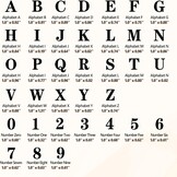 Mini Branding IJzer Set 2,5 cm - 26 Letters, 10 Cijfers en 3 Handvatten - Zilverkleurig