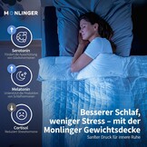 Gewichtsdeken 2-in-1 met Zomervulling Drukknopen 135x200cm 7kg | Gelijkmatige Drukverdeling