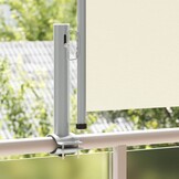 vidaXL Tuinscherm uittrekbaar 60x300 cm crèmekleurig