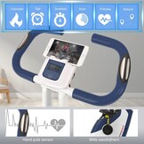 Opvouwbare Hometrainer F-Bike 150 - 8 Weerstanden - LCD Display - Blauw/Wit (55% Korting)