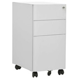 Verrijdbaar Ladeblok Staal Lichtgrijs 30x45x59 cm - 35% Korting