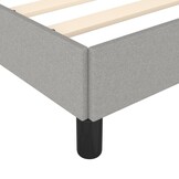 Lichtgrijs Bedframe van Stof 80x200 cm met 49% Korting