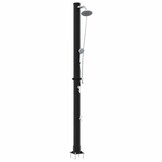 Buitenzonne-douche 20L PVC/Aluminium Zwart - 35% Korting