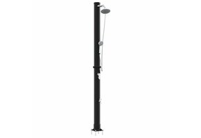 Buitenzonne-douche 20L PVC/Aluminium Zwart - 41% Korting