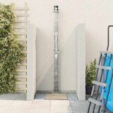 Buitenzonne-douche 20L PVC/Aluminium Zwart - 35% Korting