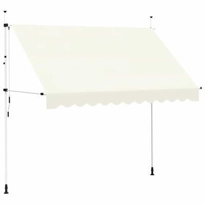 vidaXL Luifel 300 cm Crème - Uittrekbaar & Weerbestendig - 34% Korting