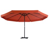 Terracotta Parasol met Aluminium Paal 500 cm - 55% Korting!