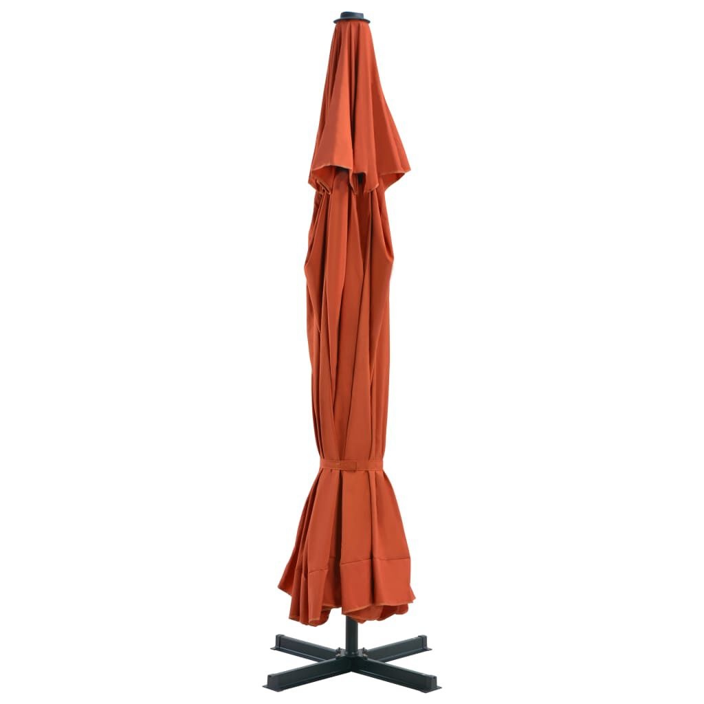 Terracotta Parasol met Aluminium Paal 500 cm - 55% Korting!