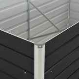 Verhoogde Plantenbak Staal Antraciet 160x80x77 cm (34% Korting)