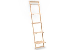 vidaXL Wandrek Ladder Cederhout 41,5x30x176 cm - 58% Korting