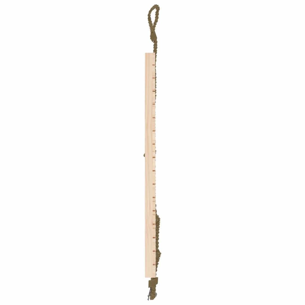Klimwand met Touw 44,5x5x108 cm Grenenhout - 34% Korting!