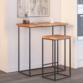 Tafelblad Acaciahout 70x60 cm - Natuurlijke Rand - 34% Korting