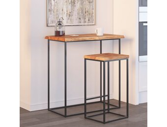 Tafelblad Acaciahout 70x60 cm - Natuurlijke Rand - 34% Korting