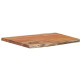 Tafelblad Acaciahout 70x60 cm - Natuurlijke Rand - 34% Korting