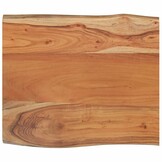 Tafelblad Acaciahout 70x60 cm - Natuurlijke Rand - 34% Korting