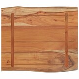 Tafelblad Acaciahout 70x60 cm - Natuurlijke Rand - 34% Korting