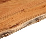 Tafelblad Acaciahout 70x60 cm - Natuurlijke Rand - 34% Korting