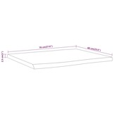 Tafelblad Acaciahout 70x60 cm - Natuurlijke Rand - 34% Korting