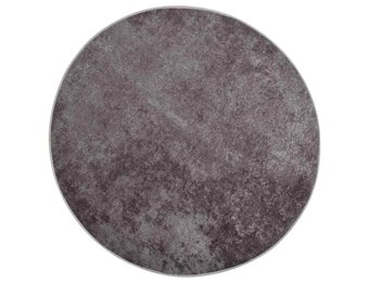 VidaXL Vloerkleed Grijs ø120 cm - Wasbaar & Geluiddempend (33% Korting)