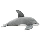 VidaXL Knuffeldolfijn Pluche Grijs 100 cm - 54% Korting