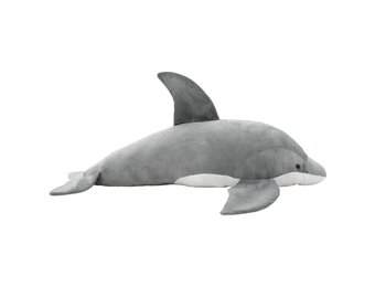 VidaXL Knuffeldolfijn Pluche Grijs 100 cm - 54% Korting