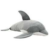 VidaXL Knuffeldolfijn Pluche Grijs 100 cm - 54% Korting