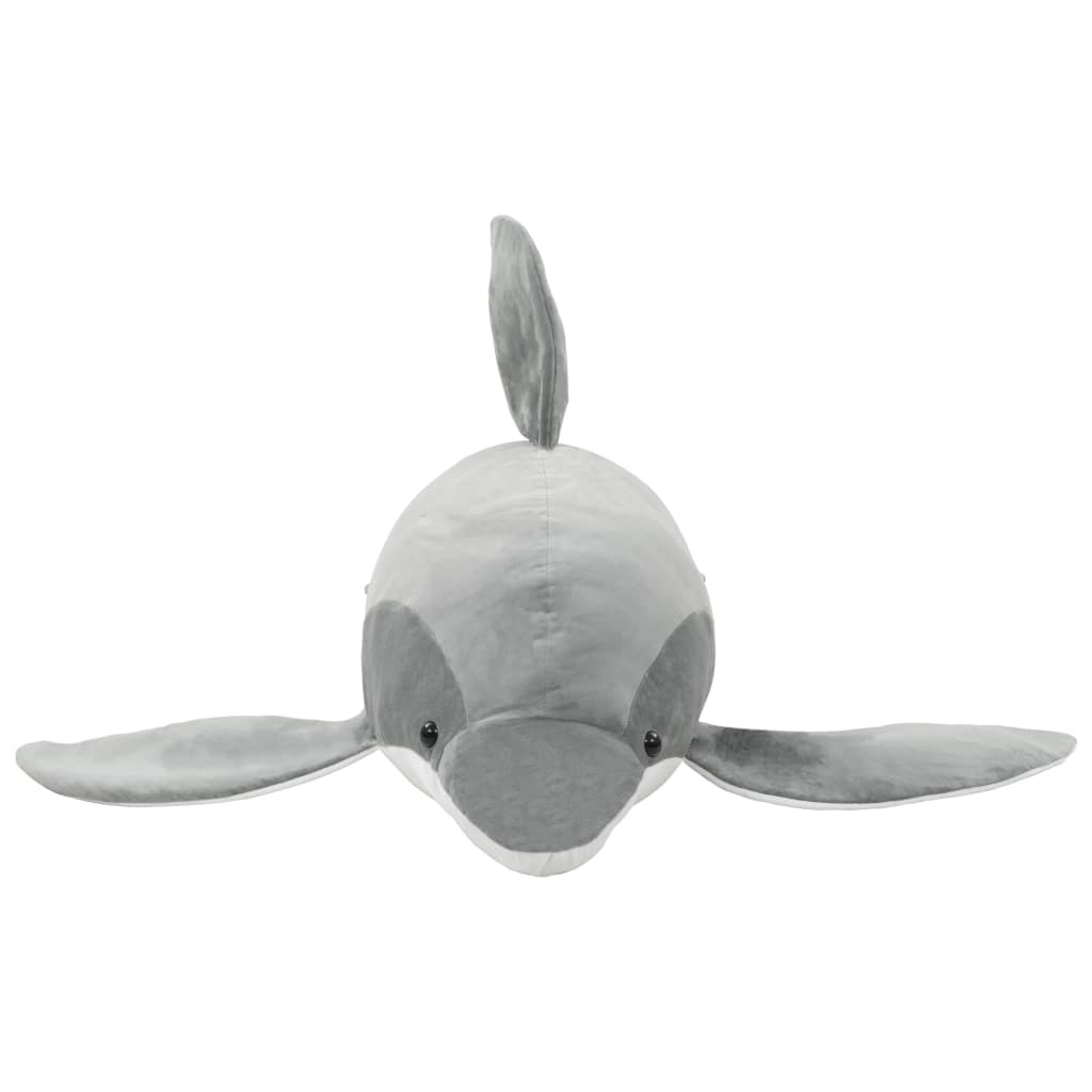 VidaXL Knuffeldolfijn Pluche Grijs 100 cm - 54% Korting