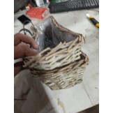 VidaXL Balkonbakken 2 stuks 40 cm Wicker Bruin met PE-voering - 59% Korting