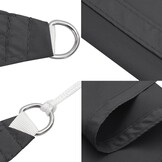 VidaXL Rechthoekig Zonnescherm 3x4m Oxford Stof Antraciet - 34% Korting