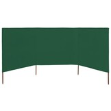 Groen Windscherm 3-delig 400x160 cm - 34% Korting