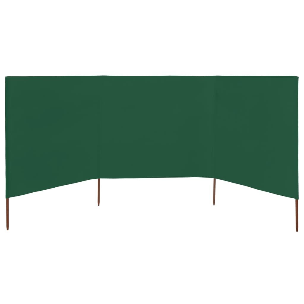 Groen Windscherm 3-delig 400x160 cm - 34% Korting