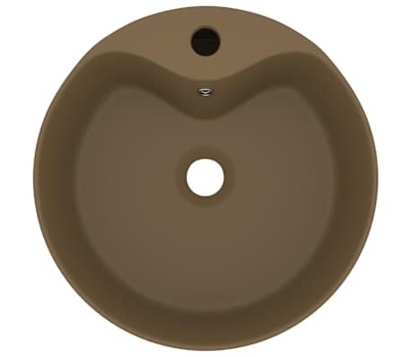 vidaXL Keramiek Wastafel Matcrème 36x13 cm - 34% Korting