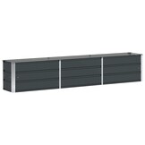 Plantenbak Antraciet Staal 240x40x45 cm - 34% Korting