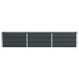 Plantenbak Antraciet Staal 240x40x45 cm - 34% Korting