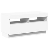 VidaXL TV-meubel Wit met LED-verlichting - 80x35x40 cm - 54% Korting