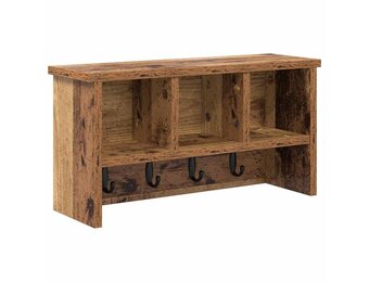 Kapstok Muurmontage Oudhout 50x16x26 cm - 57% Korting!