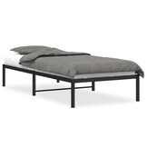 vidaXL Bedframe Metaal Zwart 90x200 cm - 34% Korting