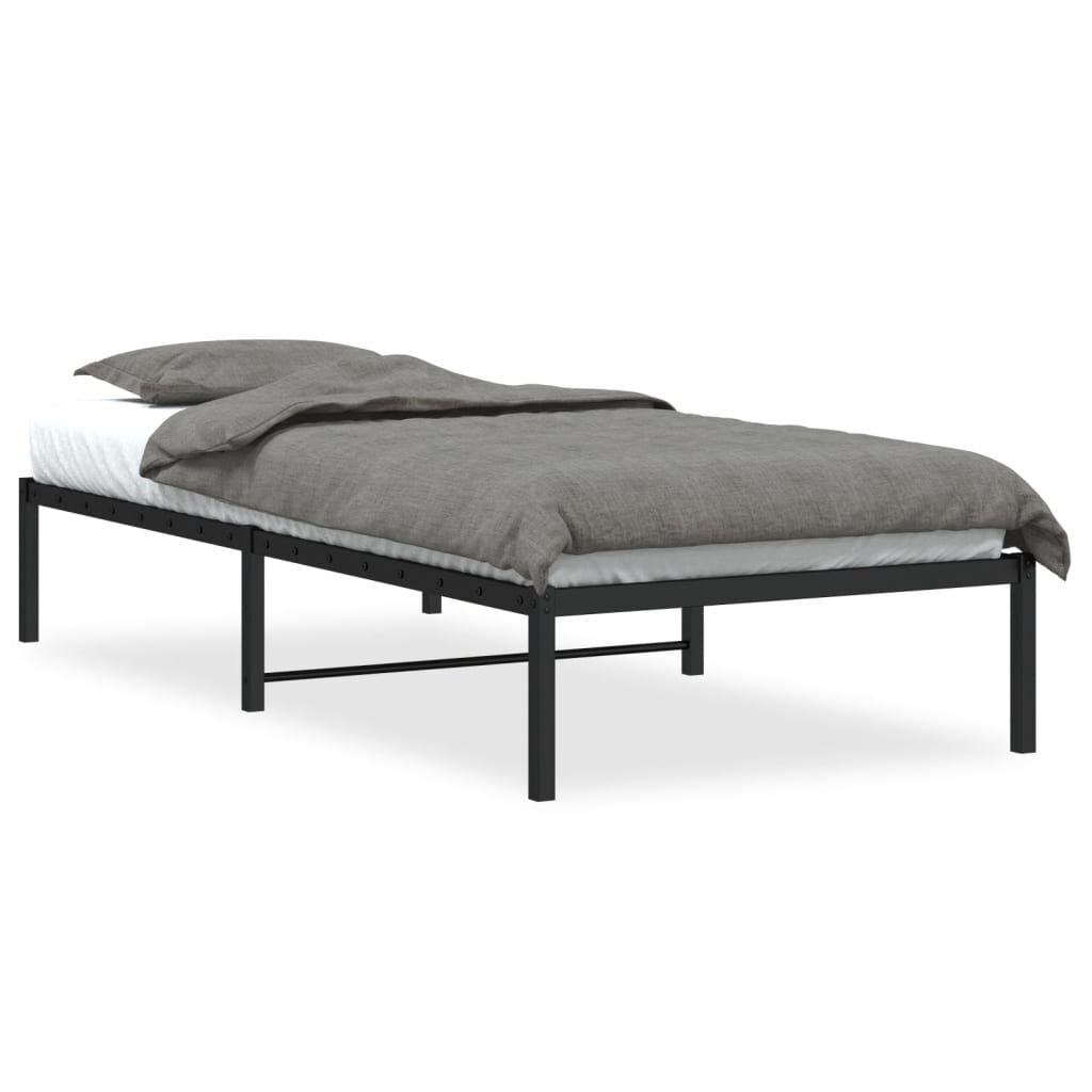 vidaXL Bedframe Metaal Zwart 90x200 cm - 34% Korting