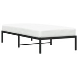 vidaXL Bedframe Metaal Zwart 90x200 cm - 34% Korting