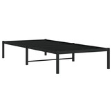 vidaXL Bedframe Metaal Zwart 90x200 cm - 34% Korting