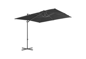 Zweefparasol Antraciet 250x250 cm - 58% Korting
