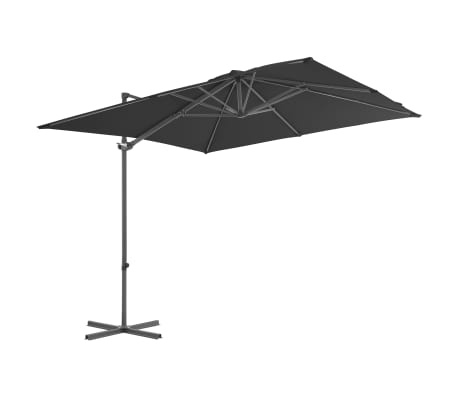 Zweefparasol Antraciet 250x250 cm - 54% Korting