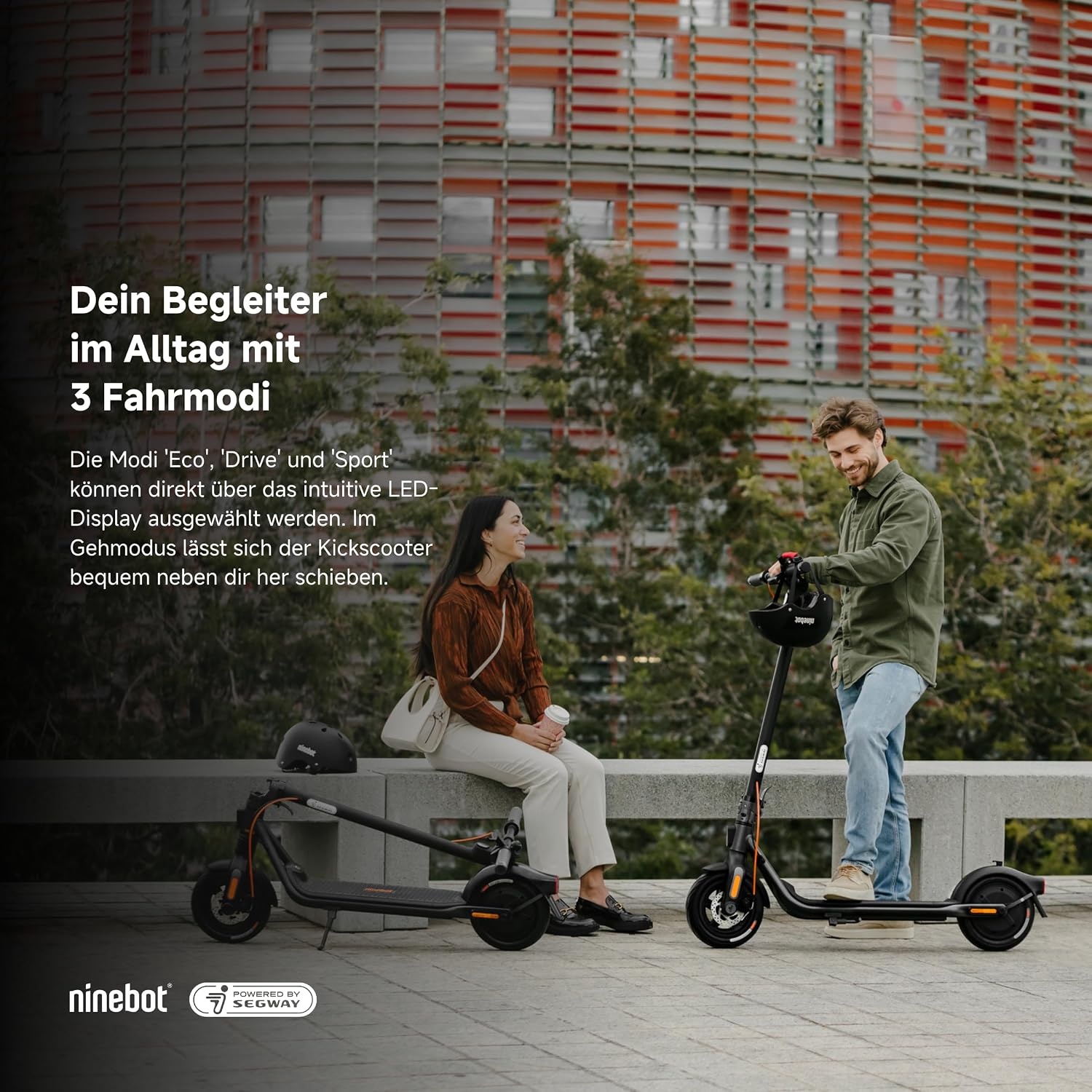 Ninebot Kickscooter F2 Pro D Elektrische Step - Grijs - 60% Korting