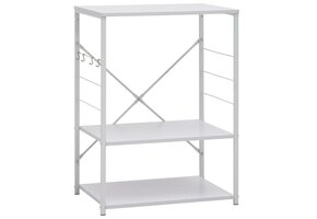 Magnetronkast 60x39,6x79,5 cm Wit Bewerkt Hout - 40% Korting