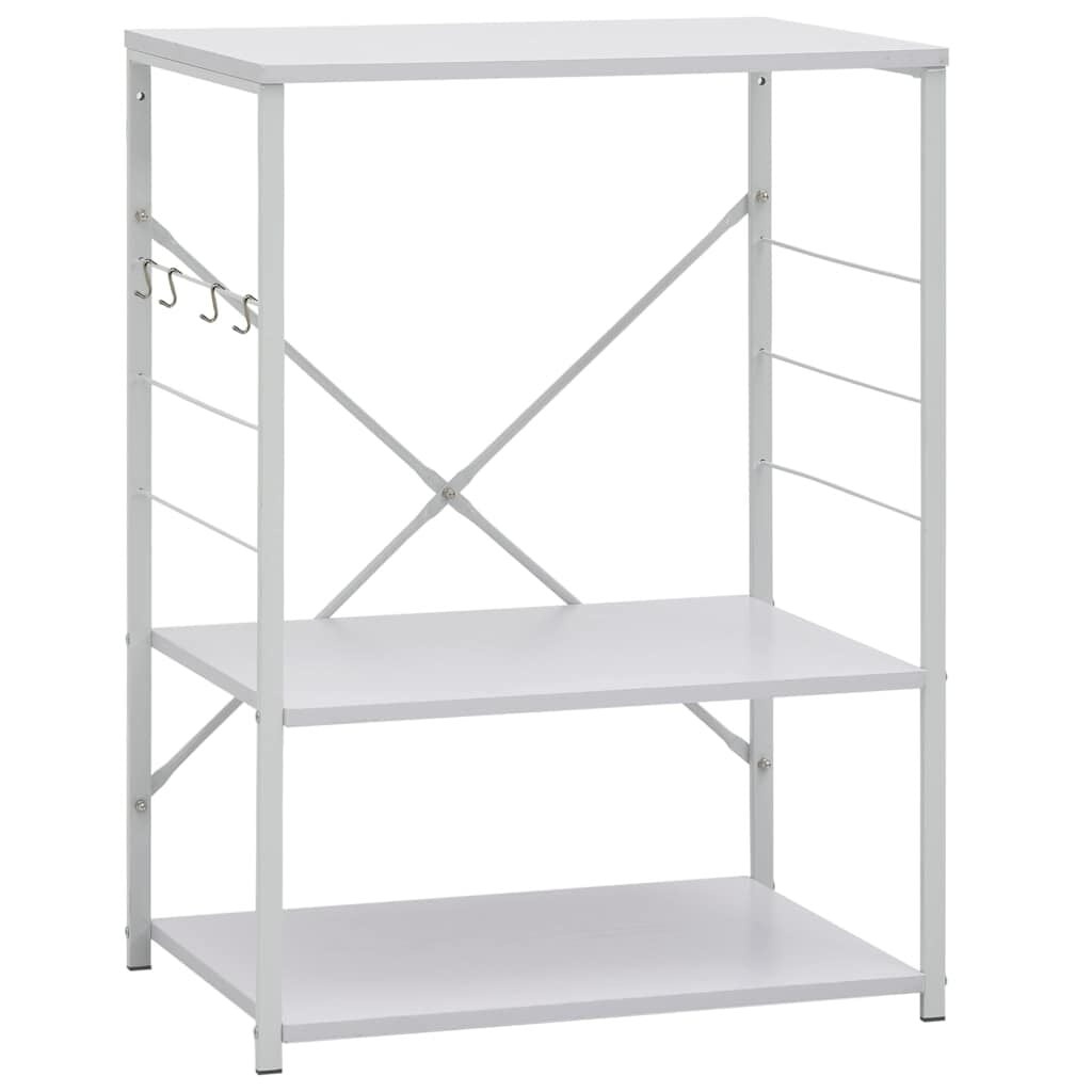 vidaXL Magnetronkast 60x39,6x79,5 cm bewerkt hout wit
